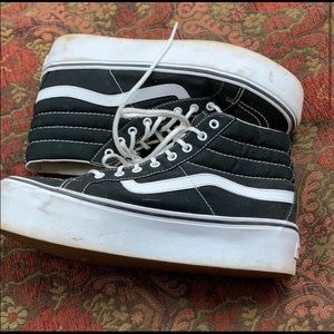 *SOLD* Platform hi top vans